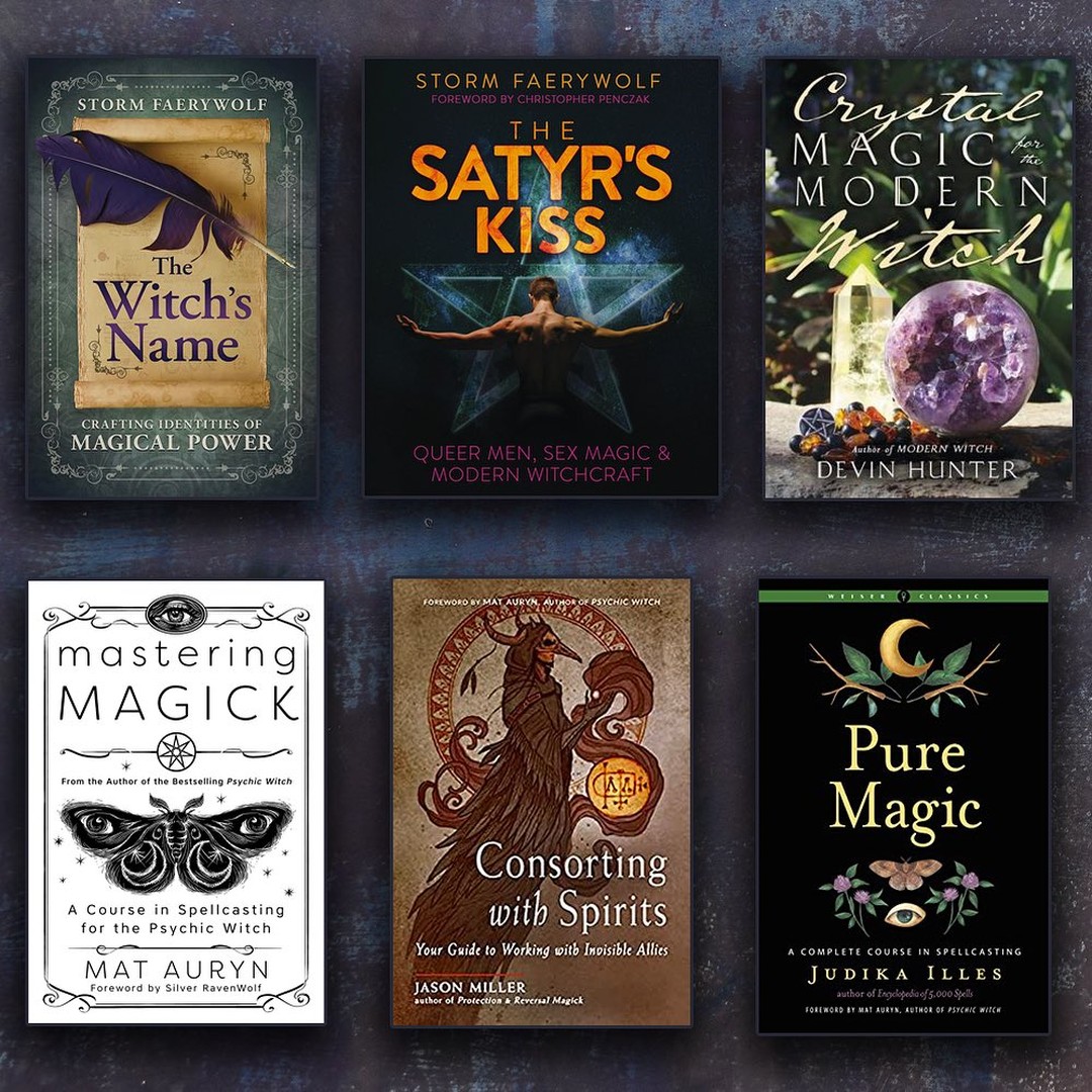 2022 Book Releases from our Household

This year my household of magickal authors are publishing four books and I wrote the foreword to two more coming out this year.

🌙 @llewellynbooks 🌙

📕 The Witch's Name: Crafting Identities of Magical Power by @faerywolf (Featuring interviews with @durgadasallonduriel, @owlkeyme.arts, @phoenixlefae, @gwion_raven & Mat Auryn)

📕 The Satyr's Kiss: Queer Men, Sex Magic & Modern Witchcraft by Storm Faerywolf (Foreword by @christopherpenczak)

📕 Crystal Magic for the Modern Witch by @mr.devinhunter 

📕 Mastering Magick: A Course in Spellcasting for the Psychic Witch by @matauryn (Foreword by @silverravenwolf)

🕯@weiserbooks 🕯

📕 Consorting with Spirits: Your Guide to Working with Invisible Allies by @strategicsorcery (Foreword by Mat Auryn)

📕 Pure Magic: A Complete Course in Spellcasting by @judikailles (Foreword by Mat Auryn)